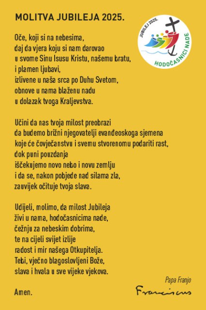 Molitva jubileja 2025.